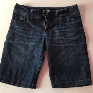 CAbi Style #424 Women’s Bermuda Shorts Dark Denim